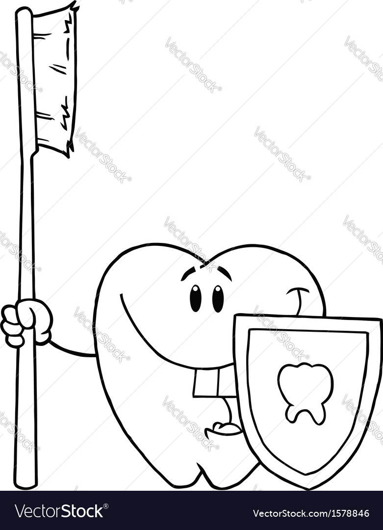 Cartoon tooth