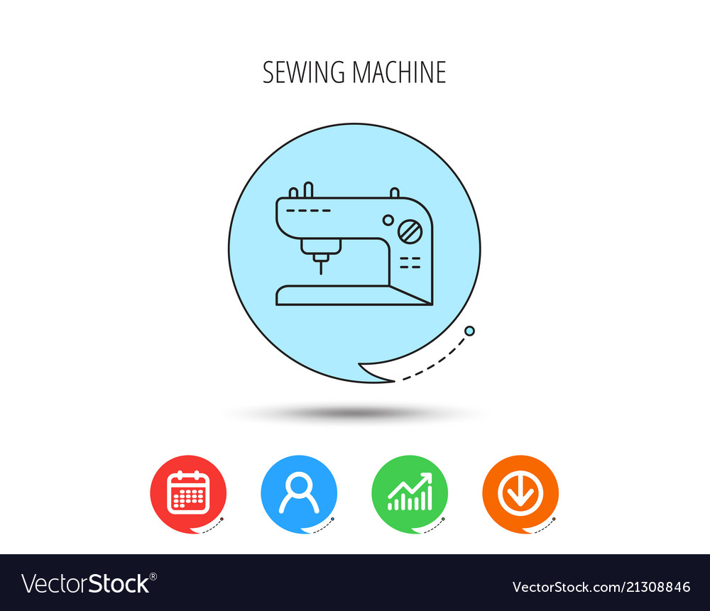 Segelmaschine Ikone Stickzeichen