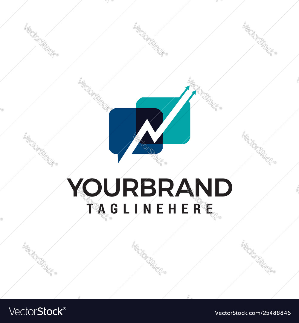 Talk faster logo design concept template