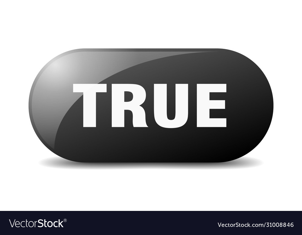 True button sign key push