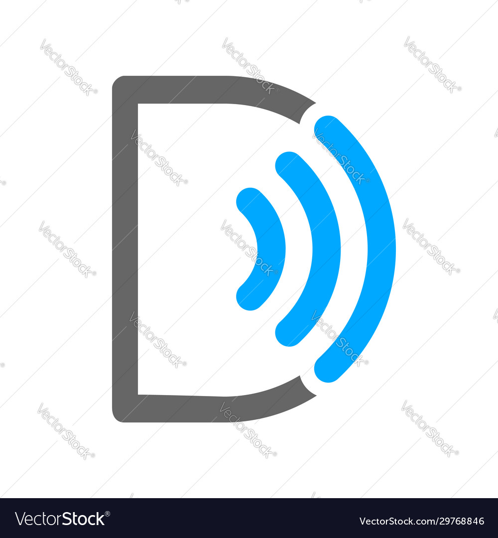 Wifi font c Vector Image Wifi font c