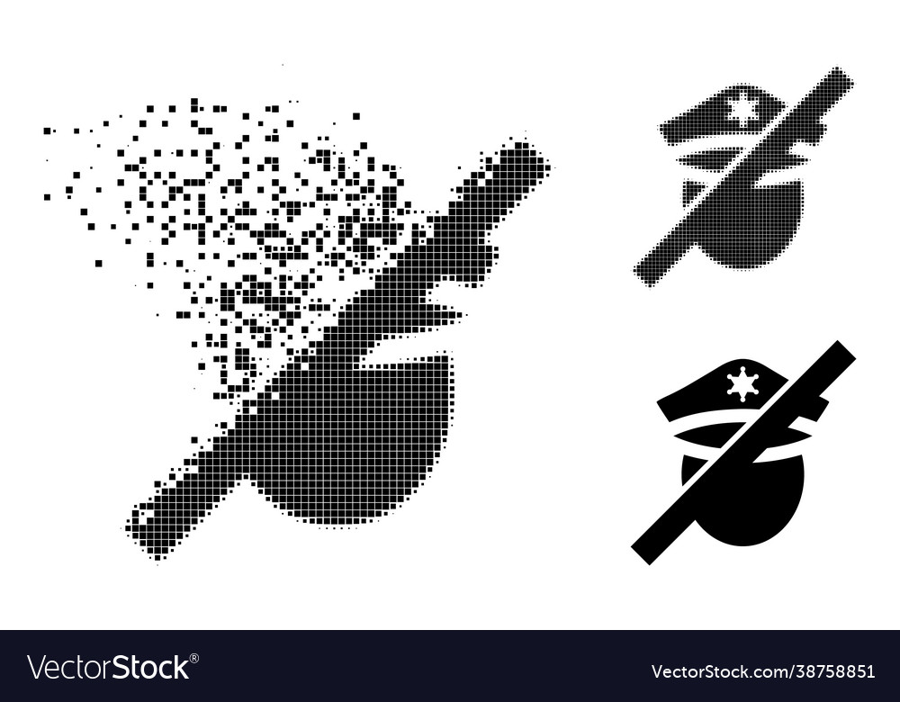 Disintegrating and halftone dotted restricted