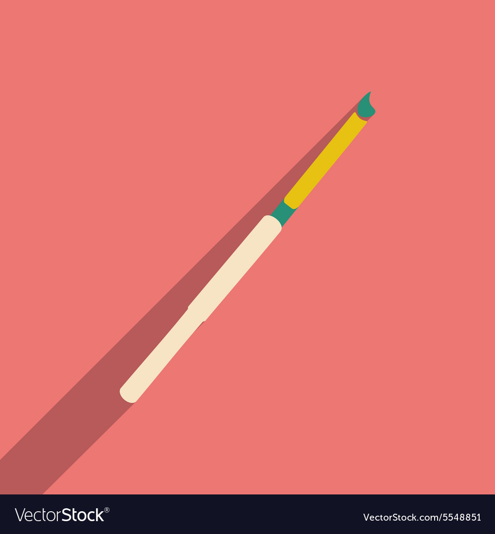 Flat with shadow icon and mobile application