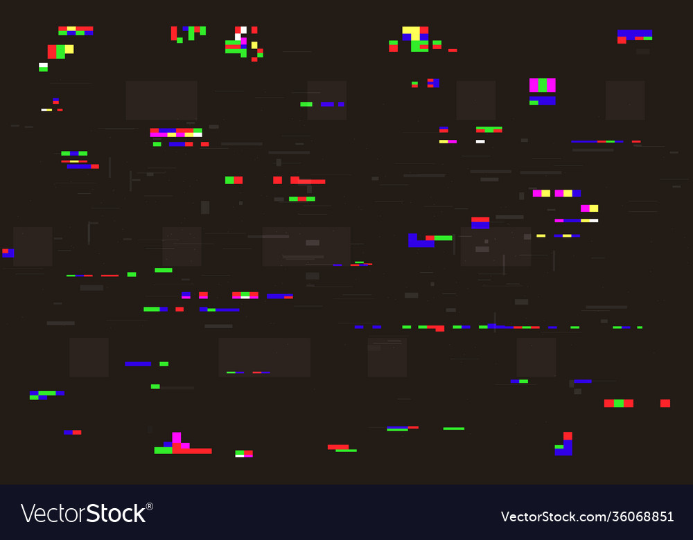 Glitch Pixel Texture - Futuristic Static