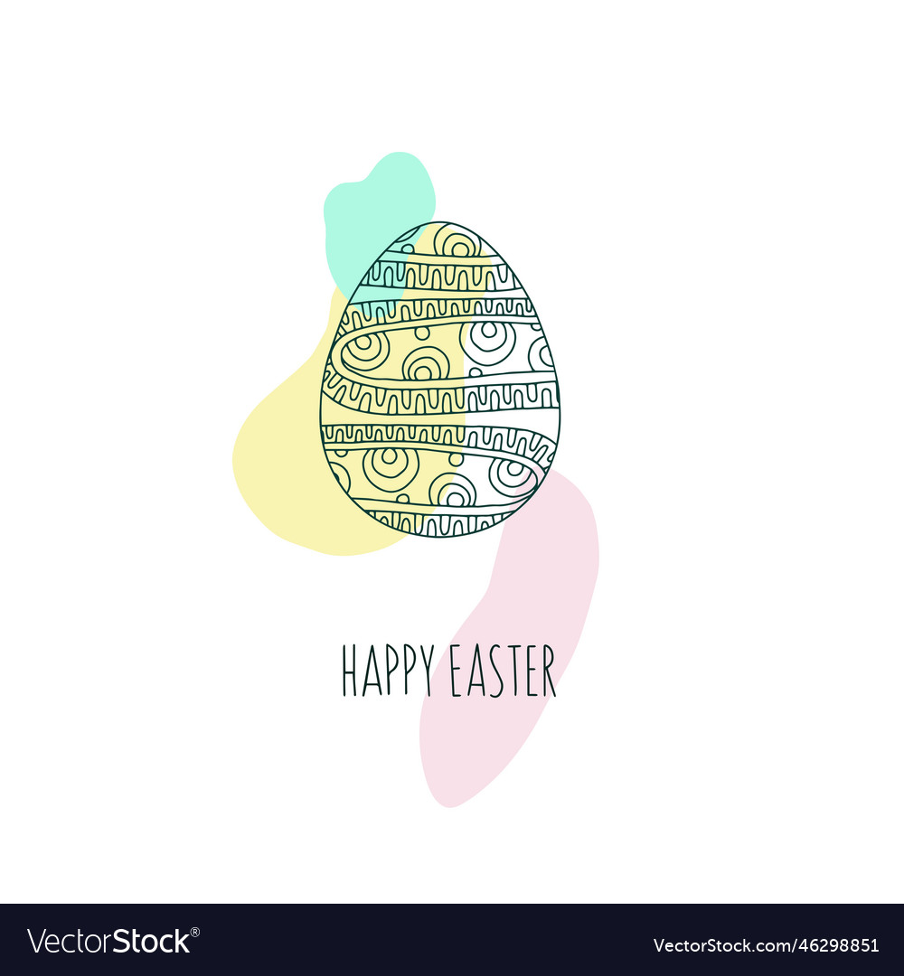 Happy easter greeting card 6