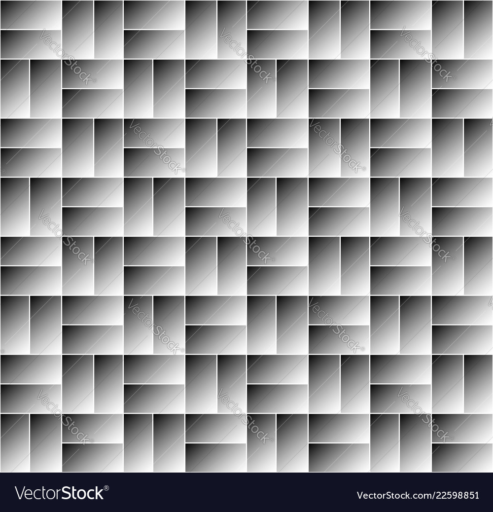 Monochrome seamless pattern with rectangle vector image Monochrome seamless pattern with rectangle
