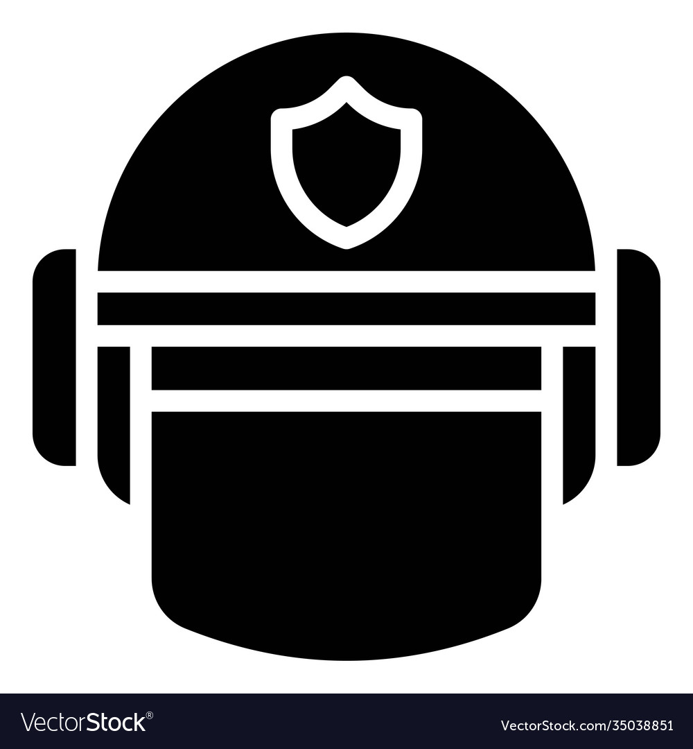 Riot protection helmet icon protest related