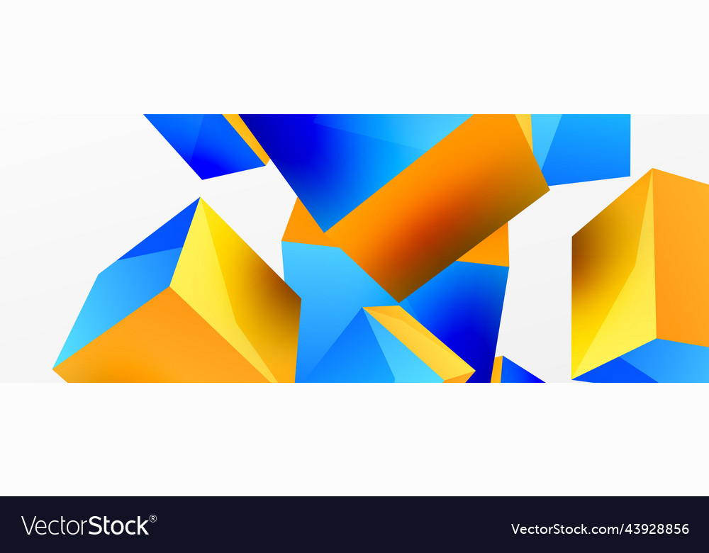 3d cubes abstract background composition vector image 3d cubes abstract background composition