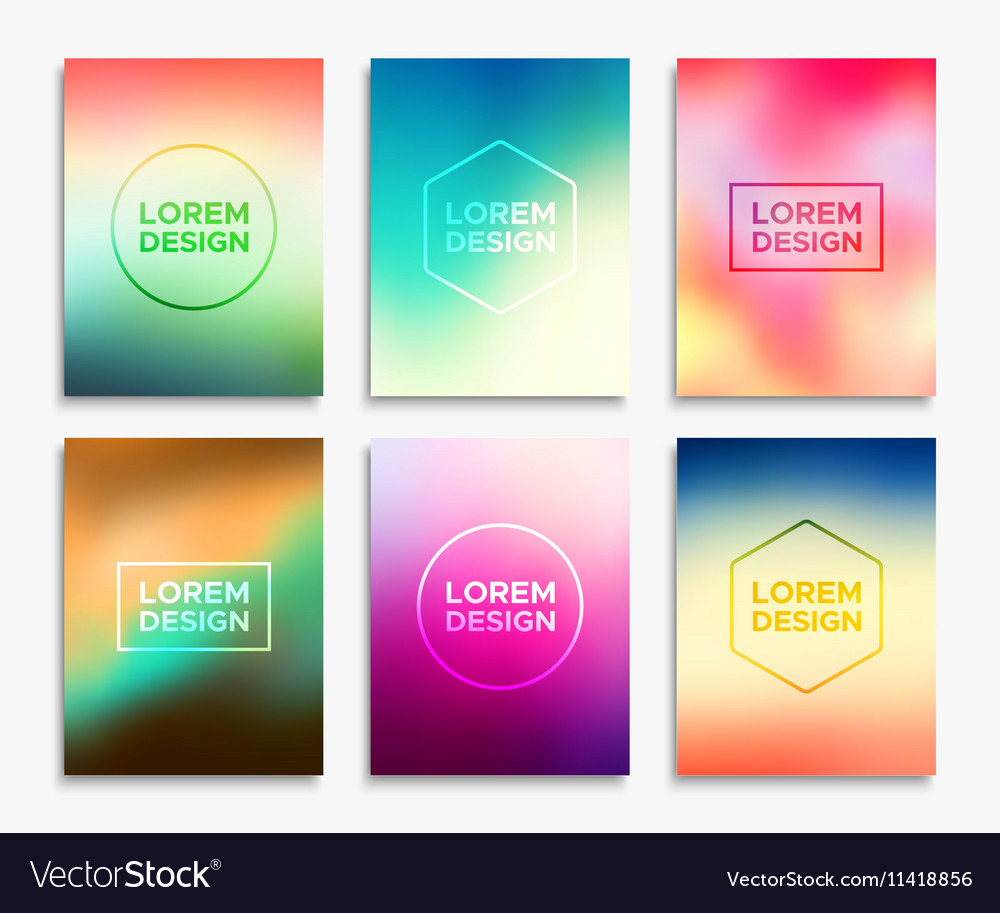 Brochure Flyer Layouts In A4 Size Banners Vector Image