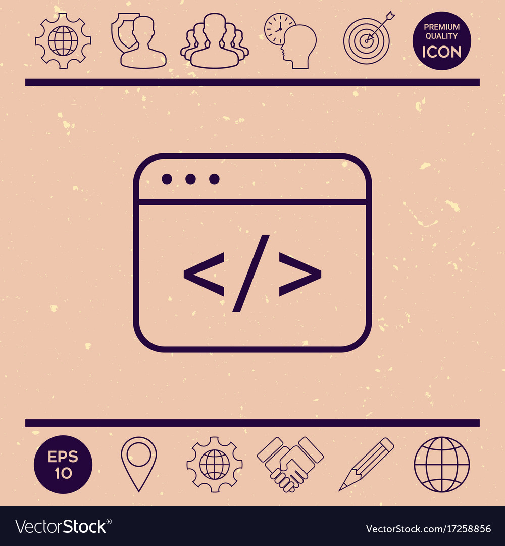 Code editor icon