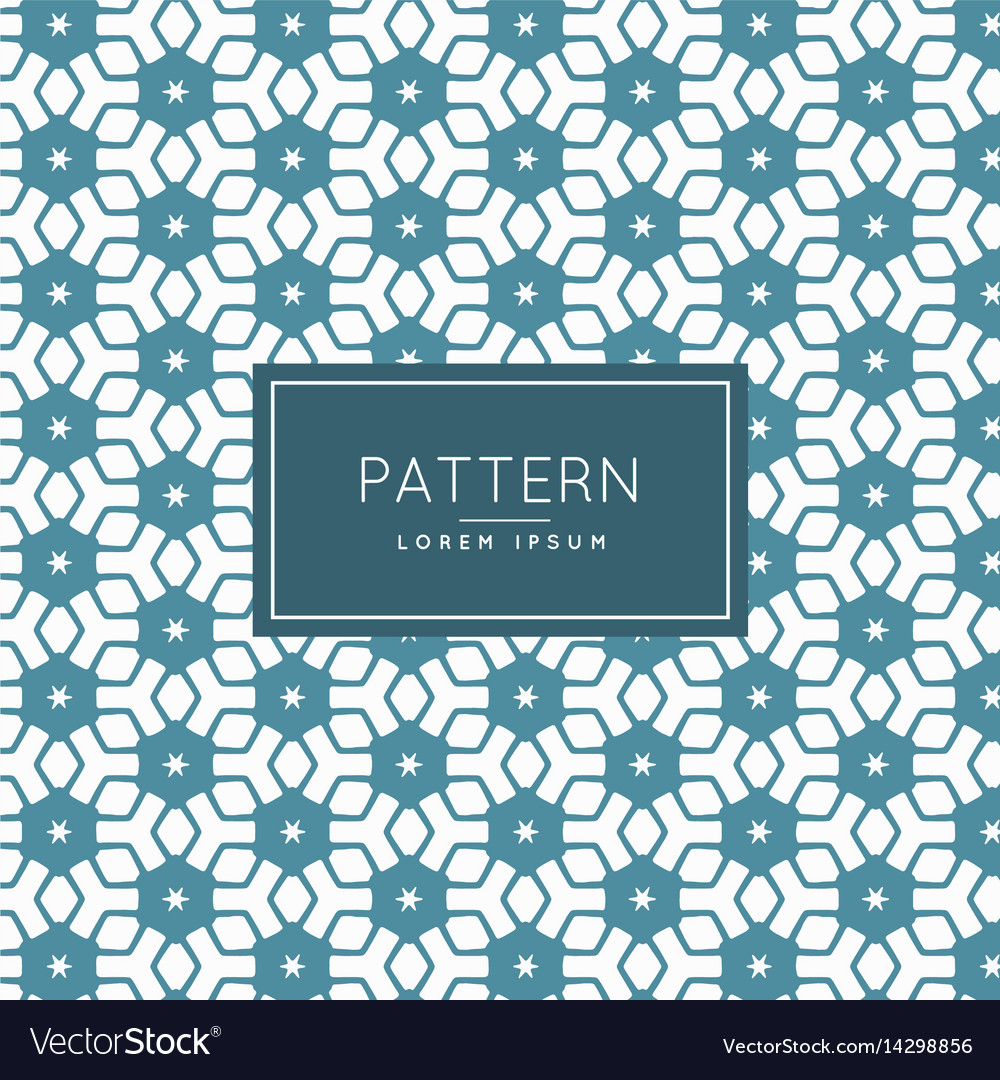 Hexagonal star pattern shape background