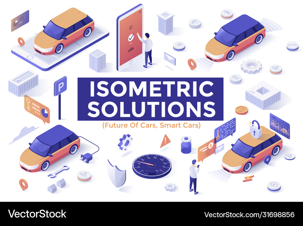 Isometric Royalty Free Vector Image - VectorStock