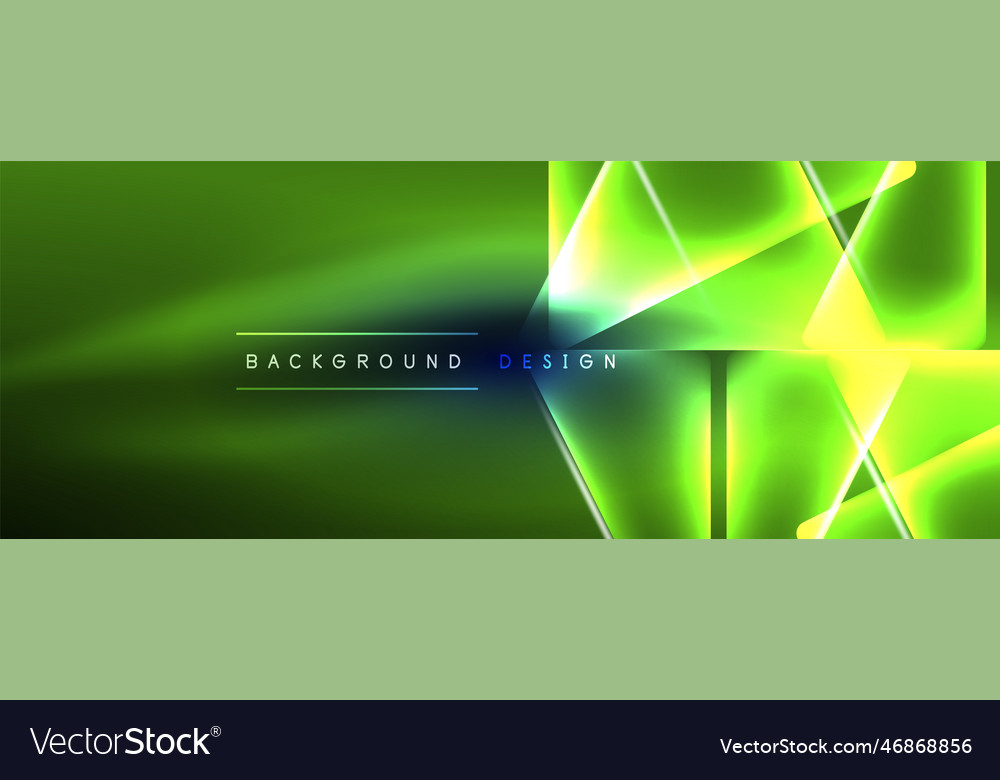 Neon lights hacking geometric background virtual Vector Image