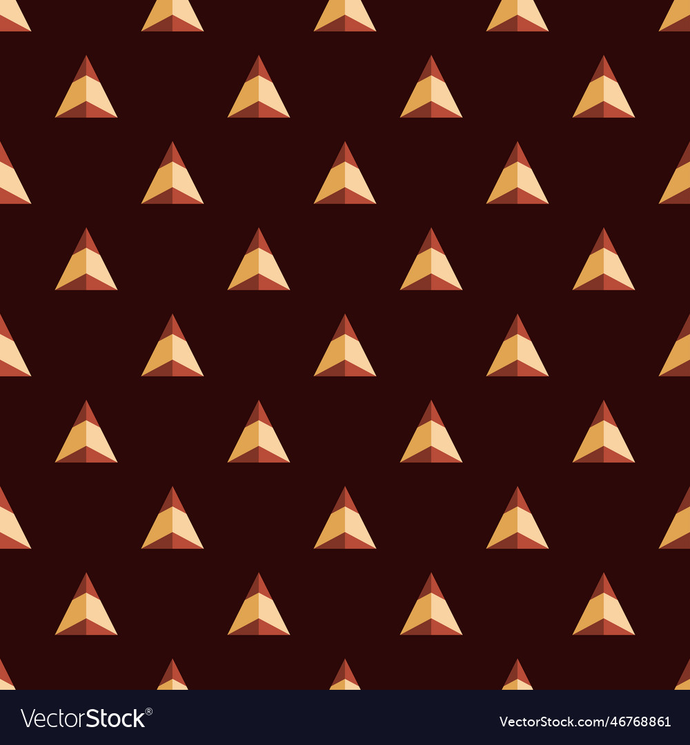 Abstract geometric seamless pattern with arrows