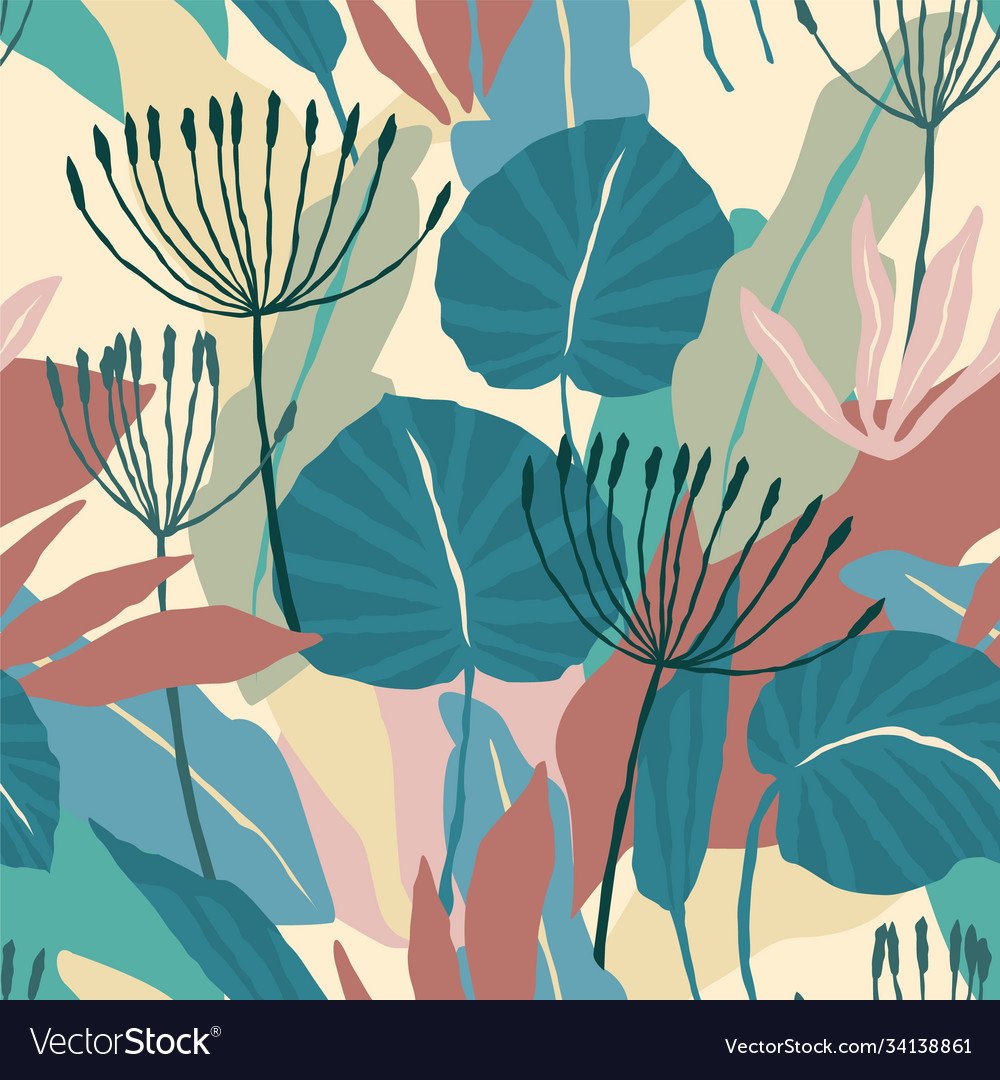 Abstract Leaf Pattern