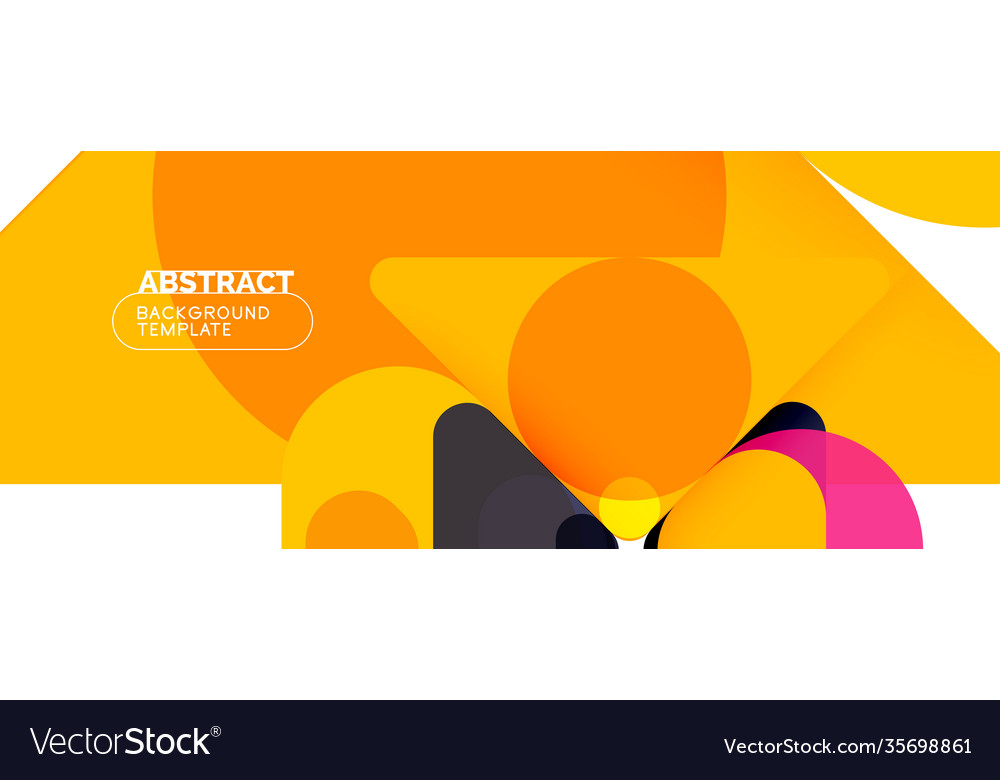 Flat geometric round shapes and dynamic lines