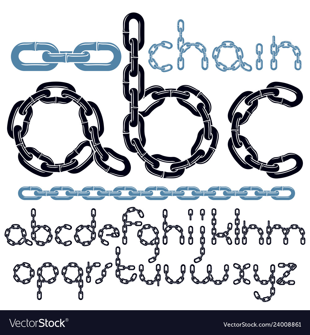 Font trendy typescript can be used in poster vector image Font trendy typescript can be used in poster