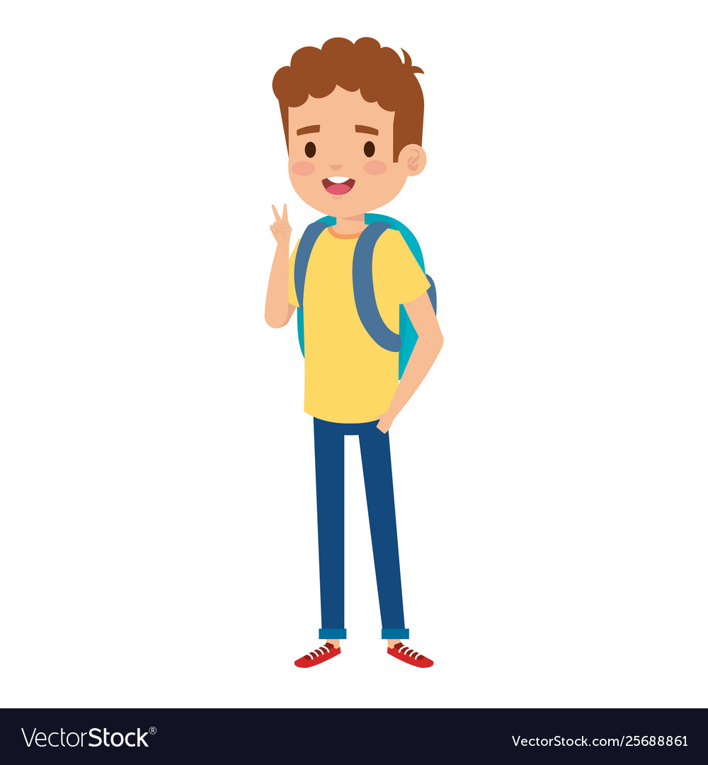 little boy school bag