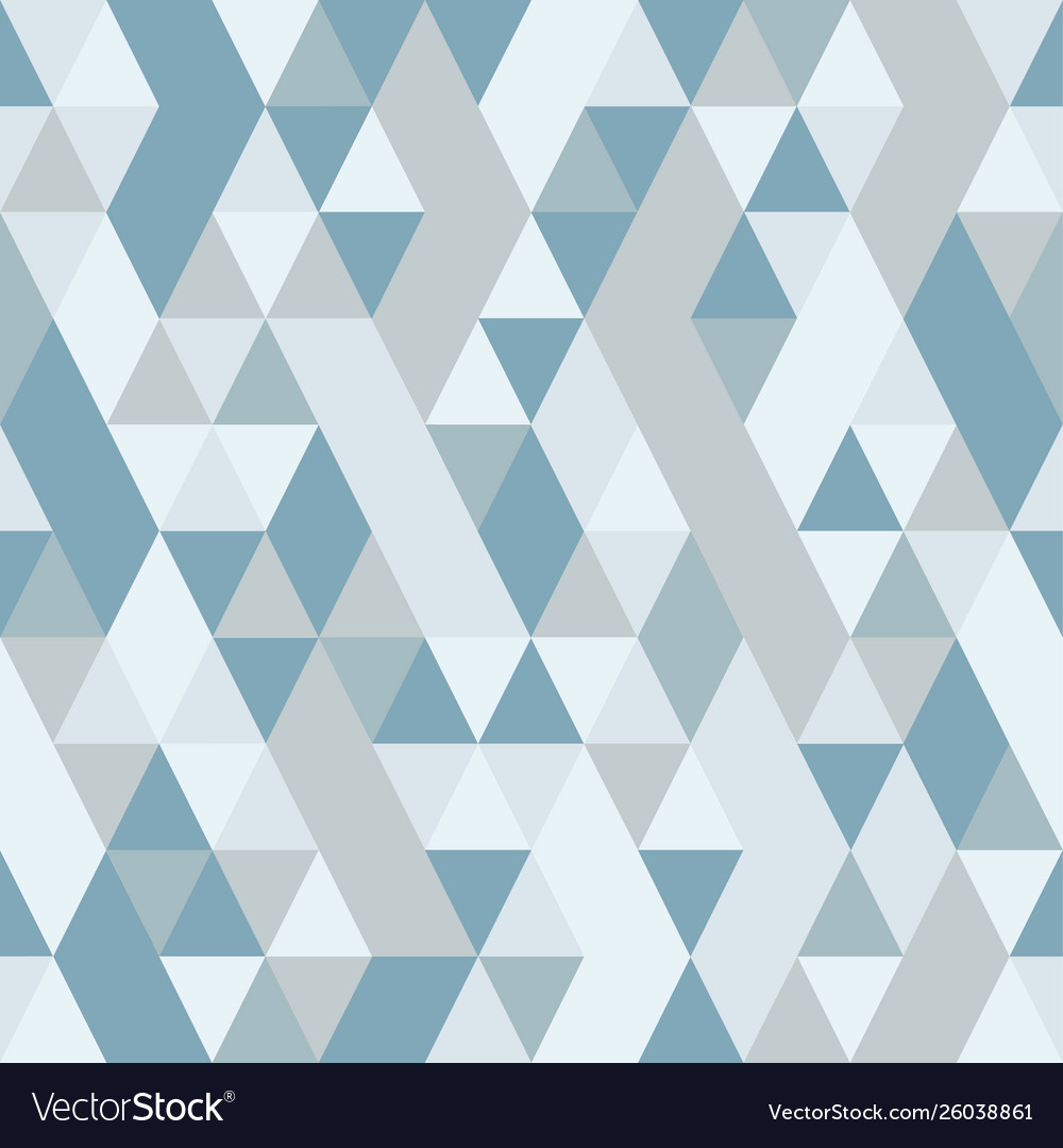Seamless colorful abstract triangles pattern vector image Seamless colorful abstract triangles pattern