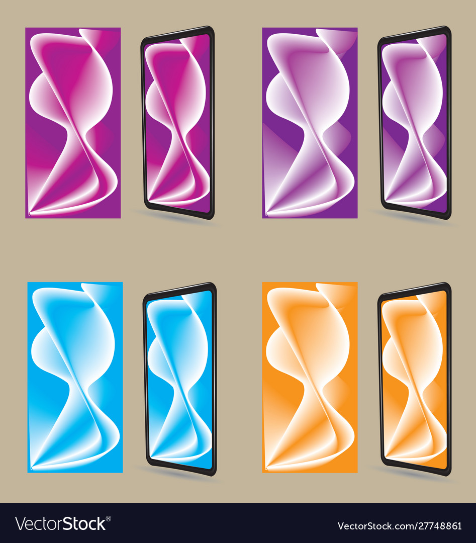 Set gradient background texture template