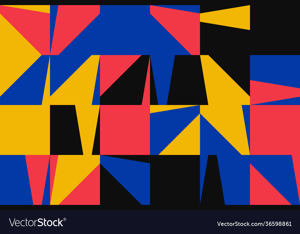 Triangle abstract pattern design vector image Triangle abstract pattern design