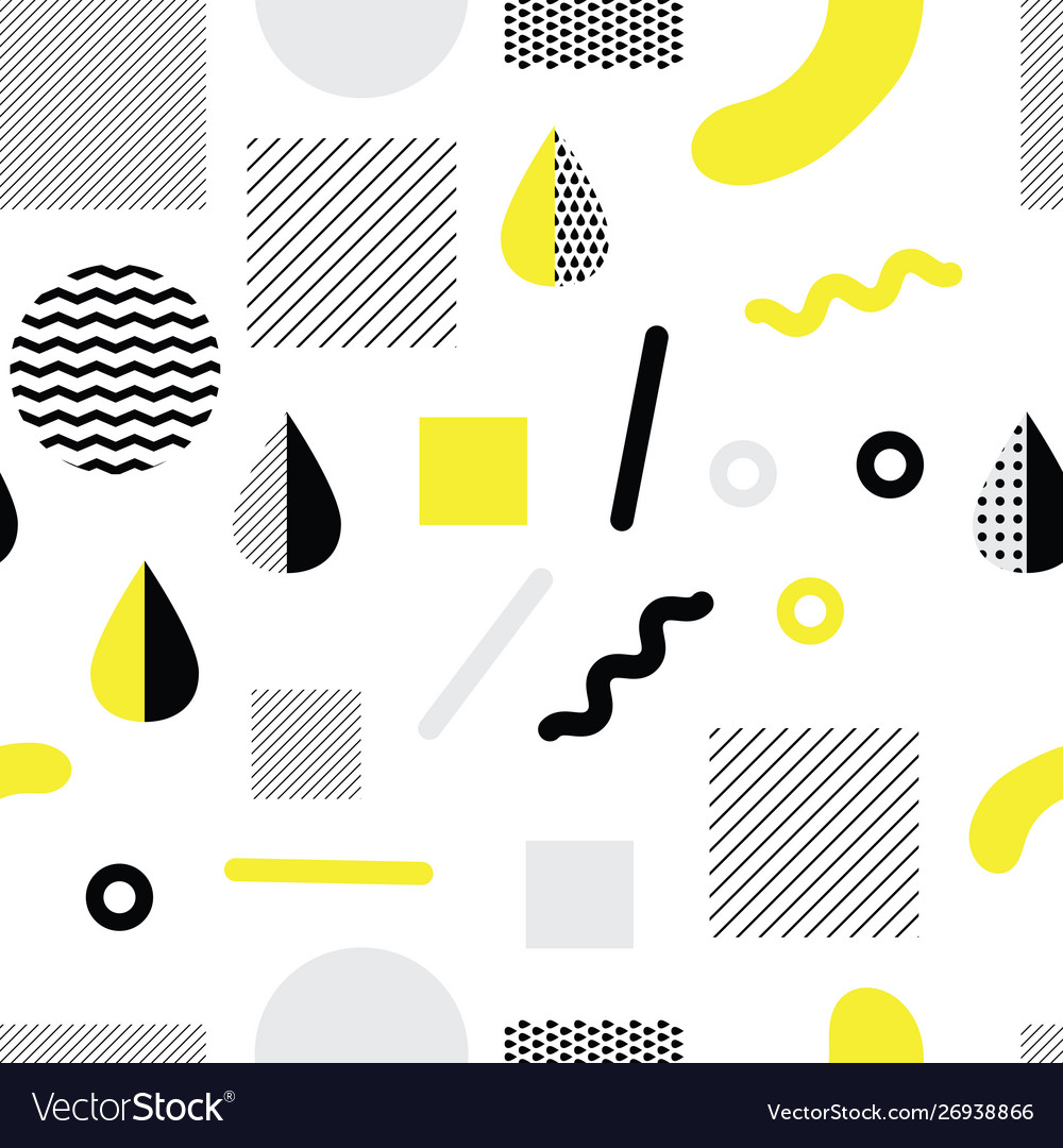 Abstract geometric seamless pattern with simple vector image Abstract geometric seamless pattern with simple