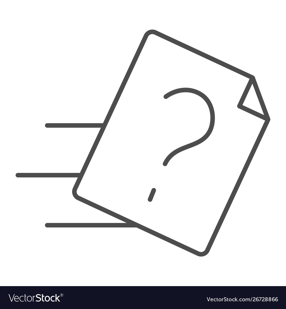 File transfer thin line icon sending document vector image File transfer thin line icon sending document