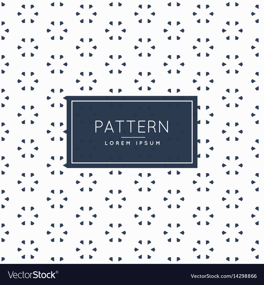 Geometric Triangle Circle Pattern