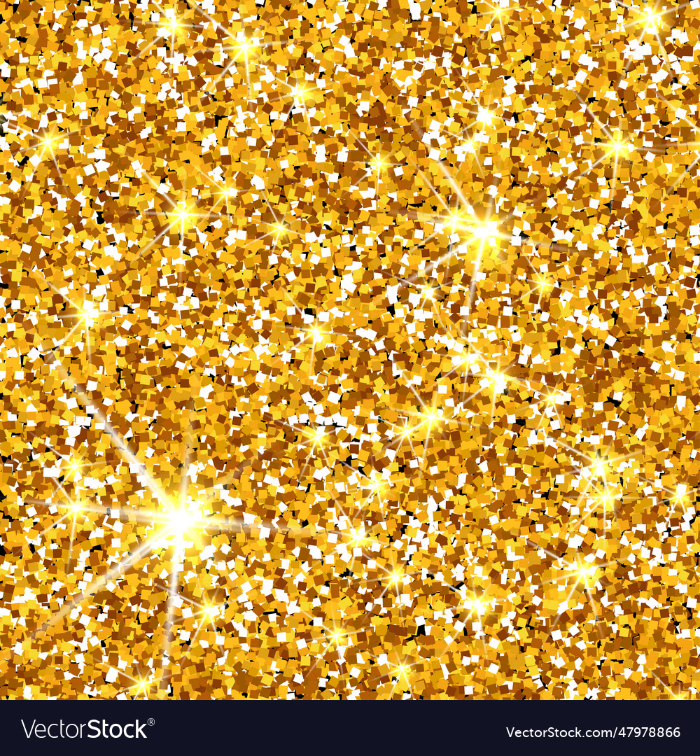 Gold glitter texture golden sparcle background Vector Image