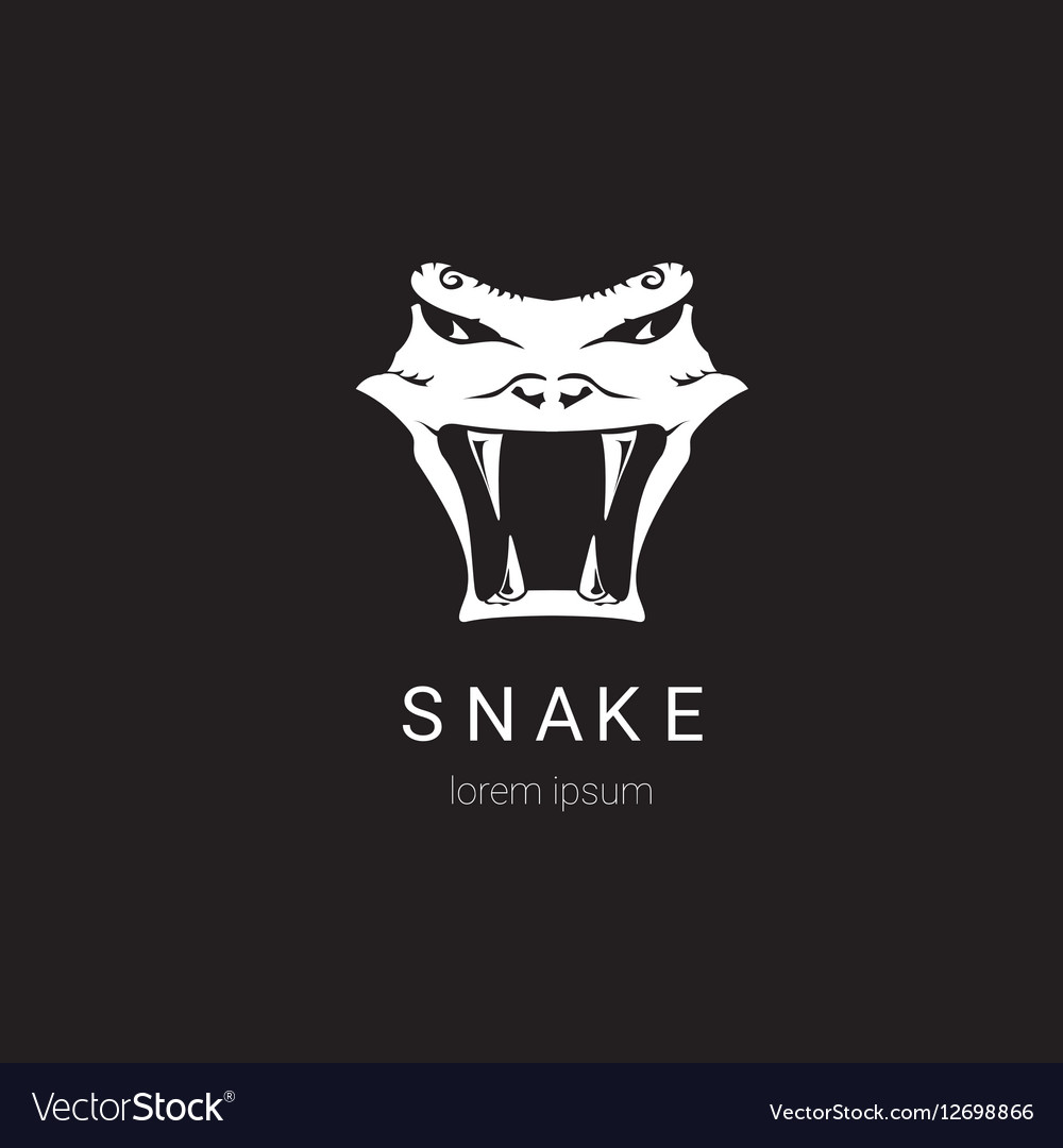 Snake simple logo design element