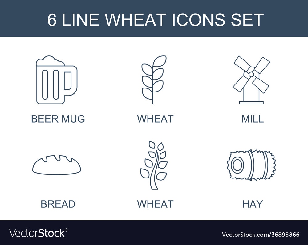 Wheat icons