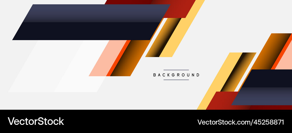 Background geometric diagonal square shapes and Vector Image