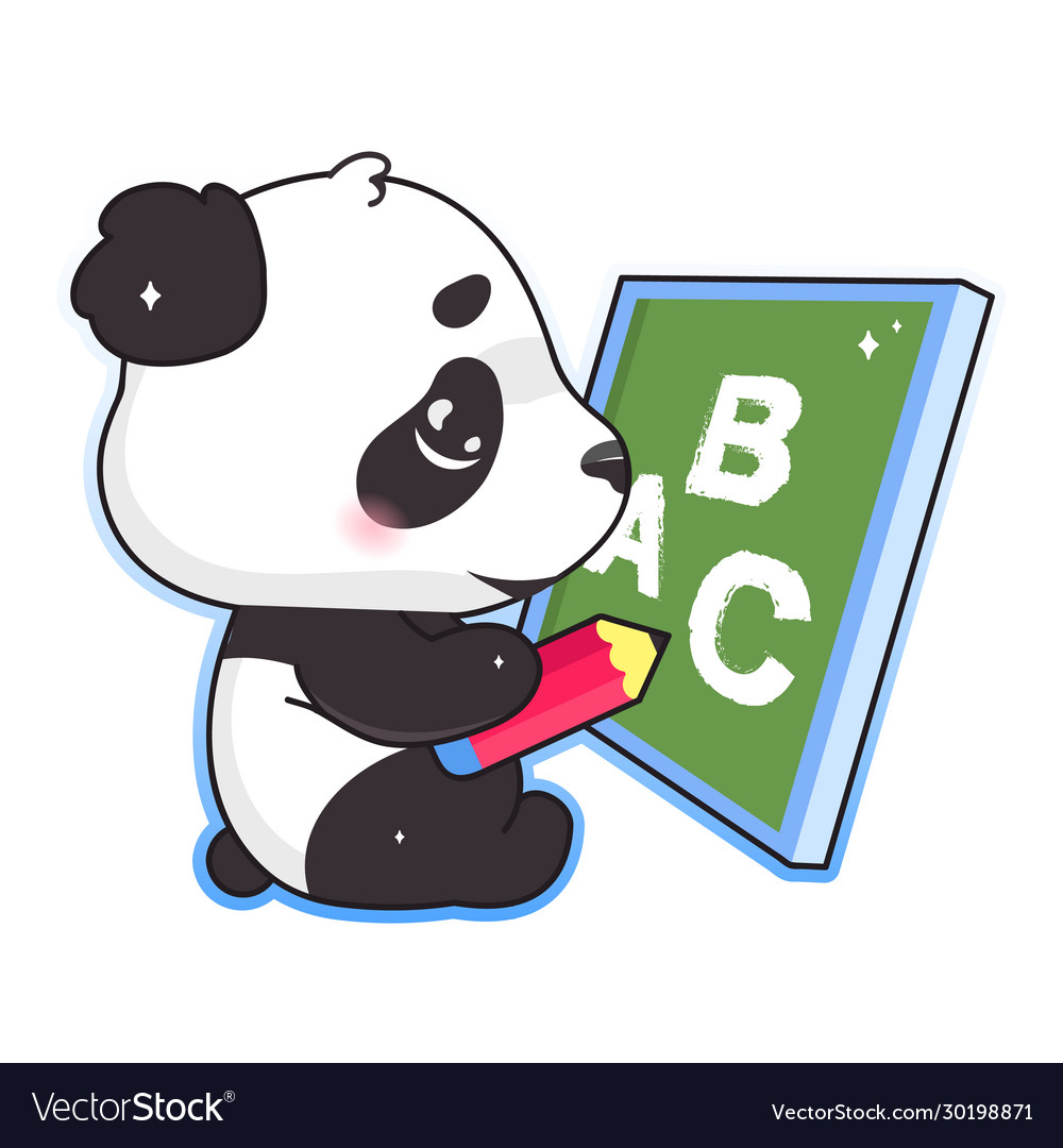 How to draw BEAUTIFUL PANDA BEAR cute and beautiful ♥ Cute Drawings