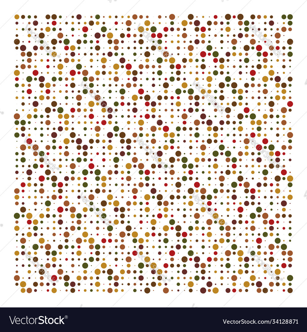 Halftone dots dotted pattern pointillist vector image Halftone dots dotted pattern pointillist