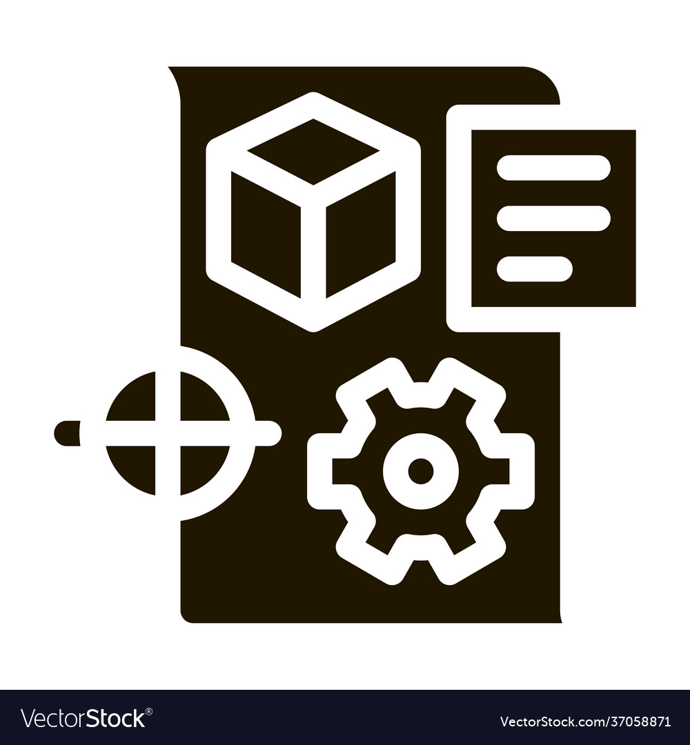 Technical dispatch icon glyph