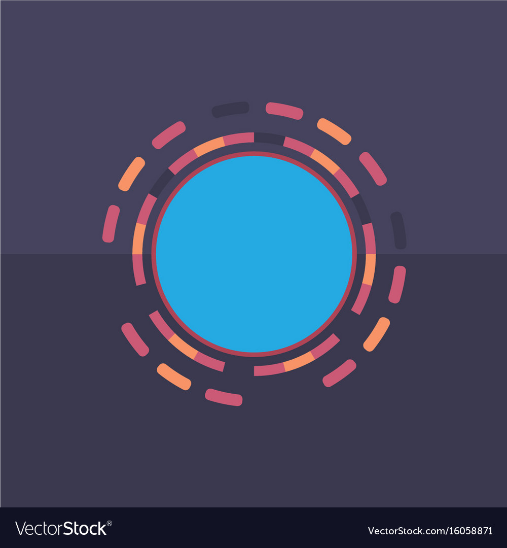 Technology colorful round background abstract