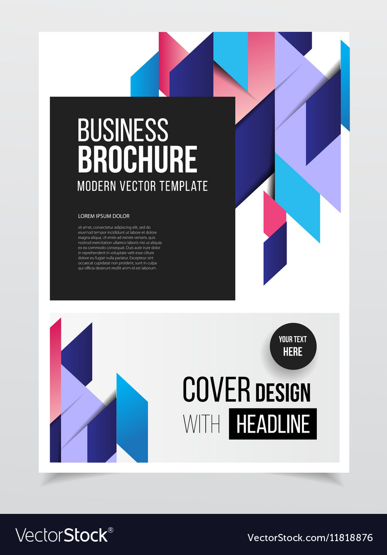Annual report brochure with text a4 size c