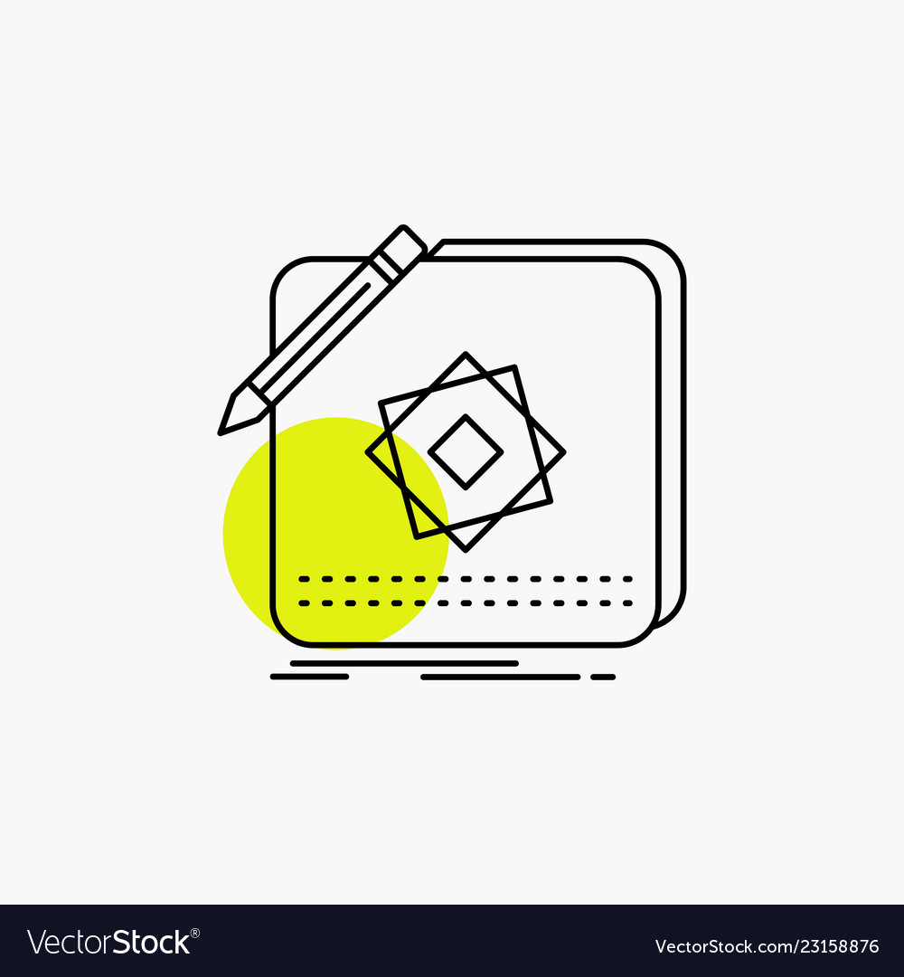 Application Line Icon - App Development