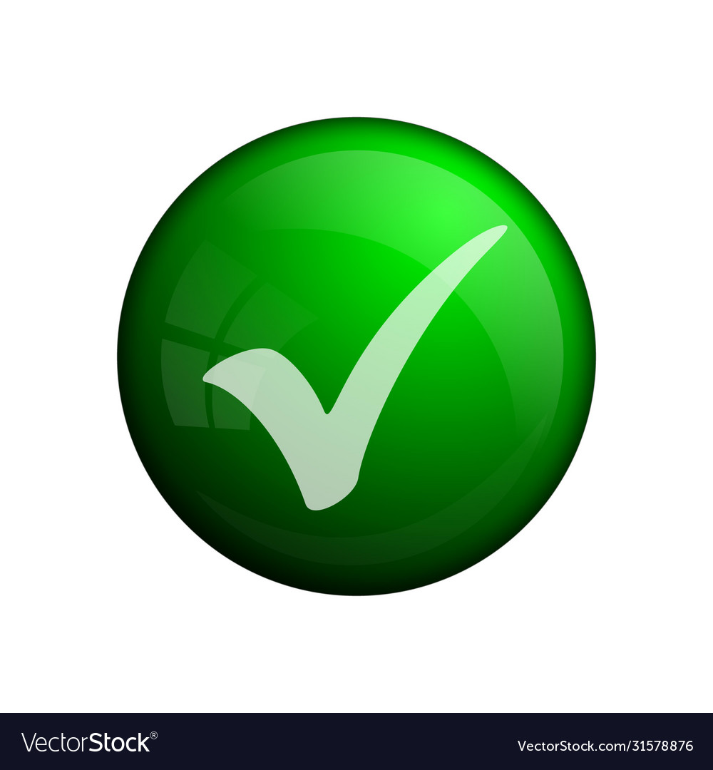 Green checkmark badge