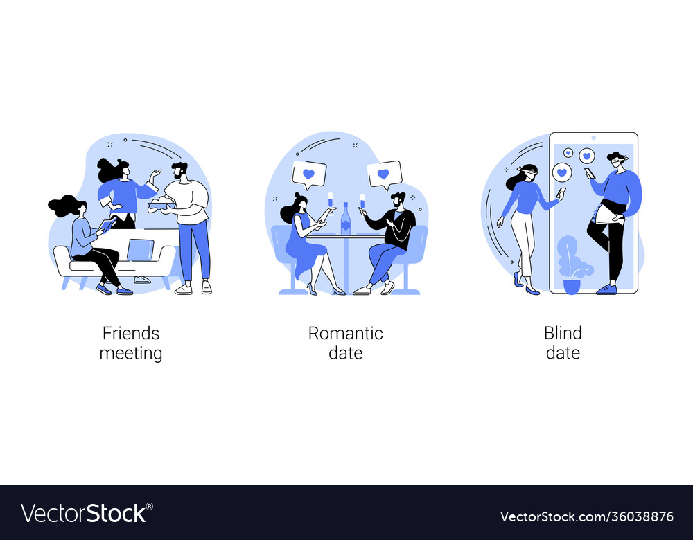 Hangouts abstraktes Konzept vector image Hangouts abstraktes Konzept