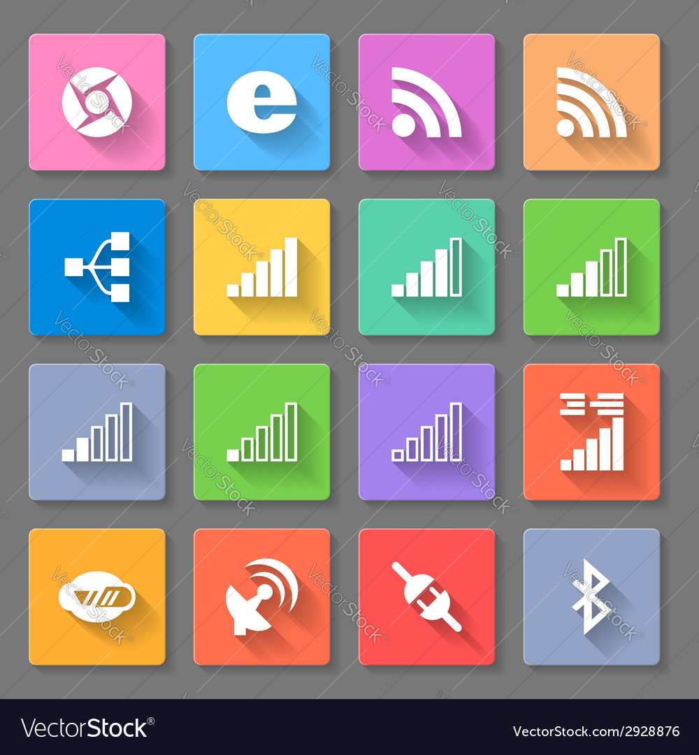 Icons Royalty Free Vector Image - VectorStock