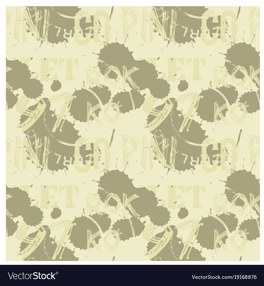Letters and numbers abstract seamless pattern