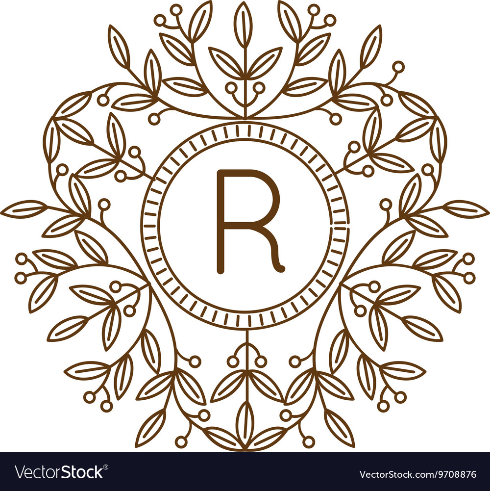 Monogram bage logo