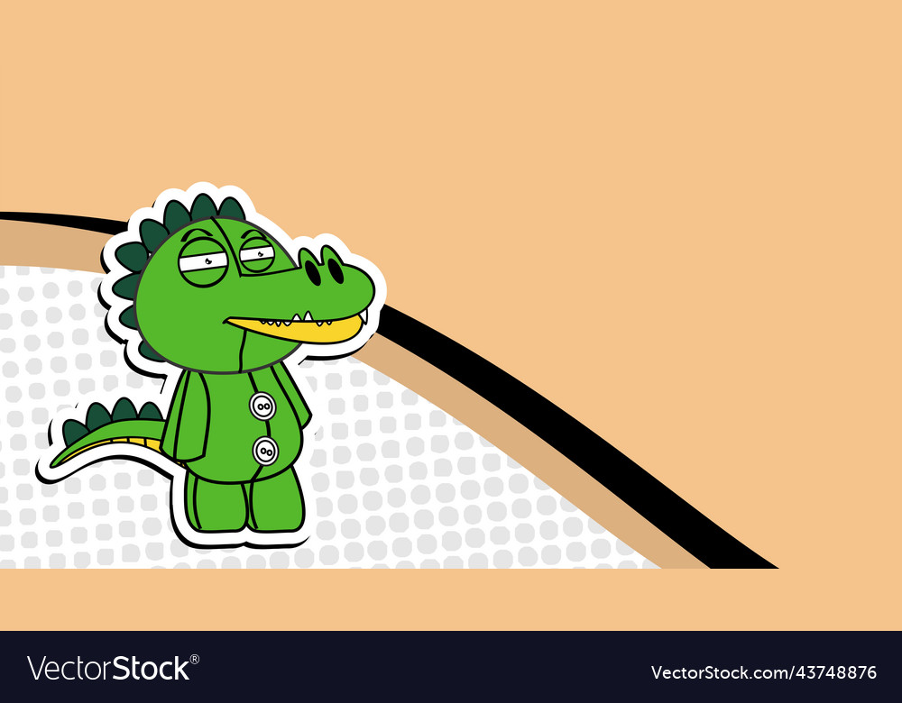 vector the crocodile plush