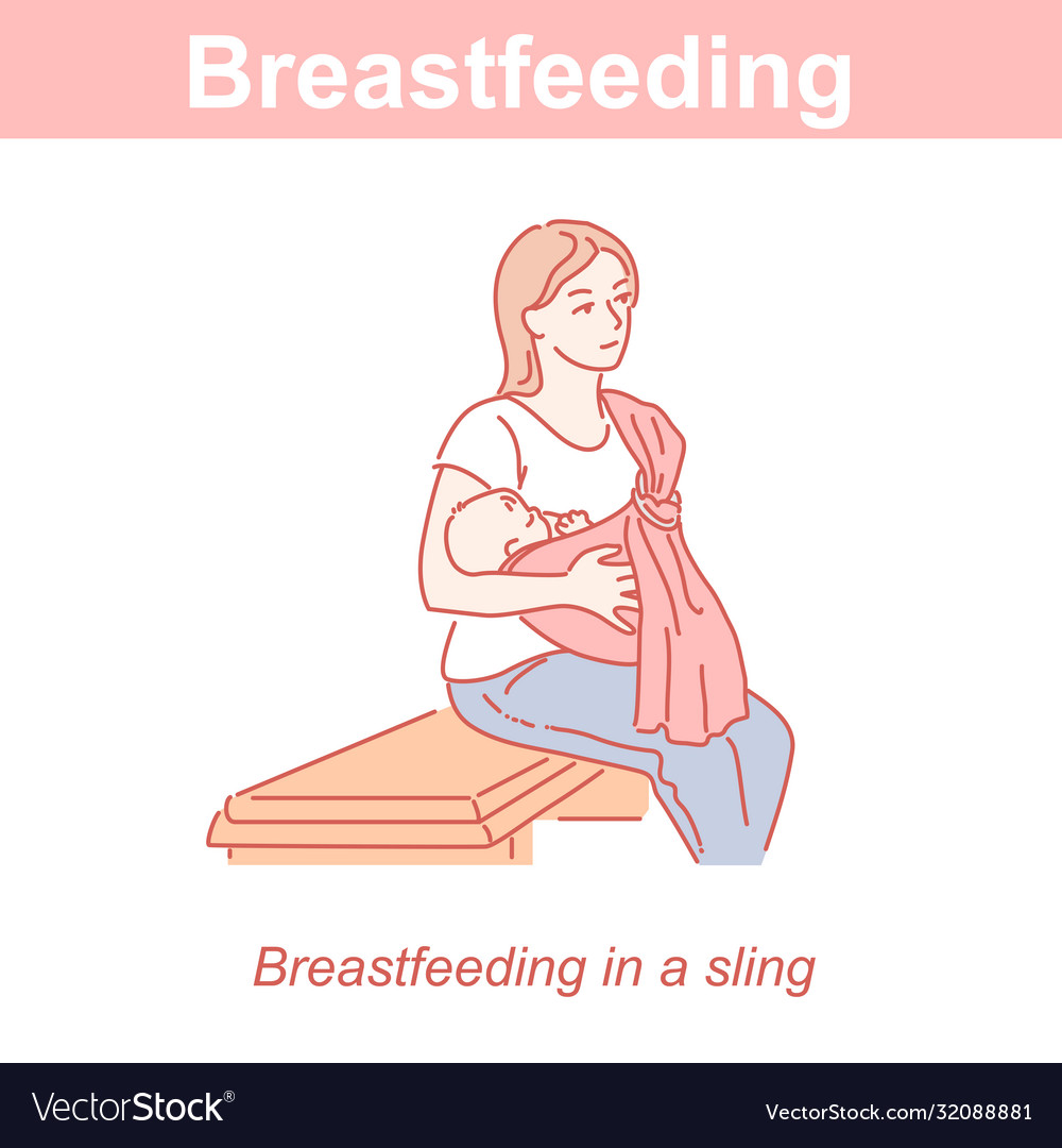breastfeeding in a sling