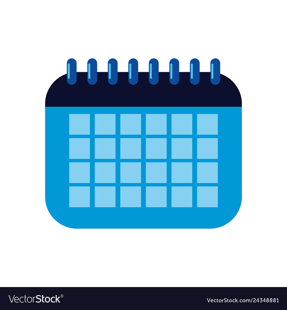Calendar reminder planner Royalty Free Vector Image