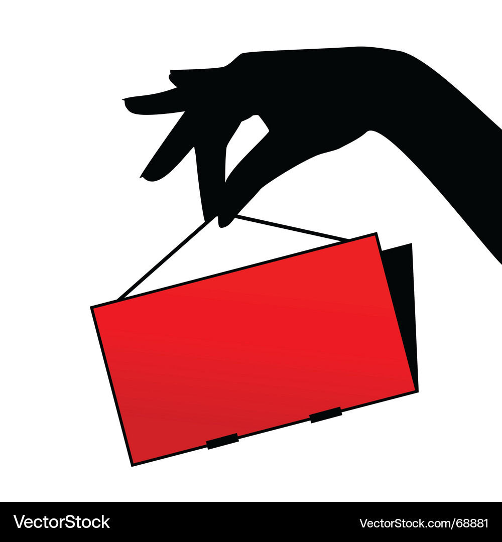Hand Selling Vector Hand Royalty Free Vector Image - VectorStock