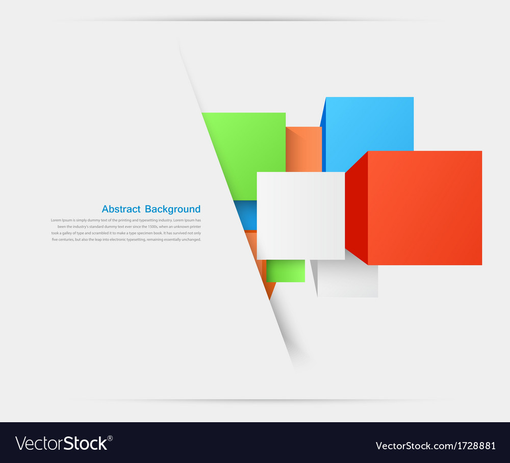 Moderner 3D-Geometrischer Hintergrund