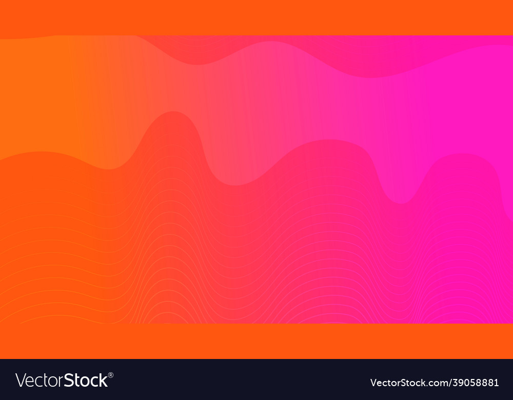 Modern colorful gradient background with wave