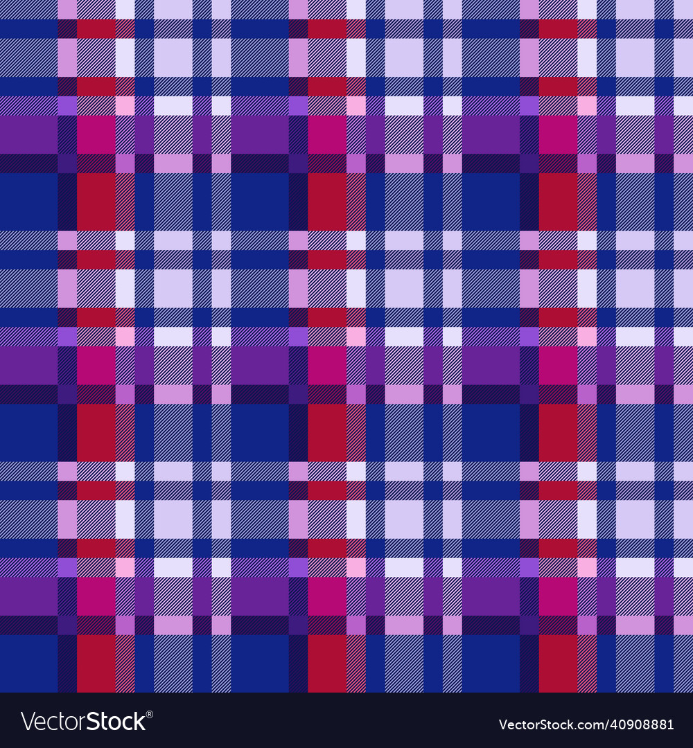 Rectangular seamless pattern in blue violet vector image Rectangular seamless pattern in blue violet